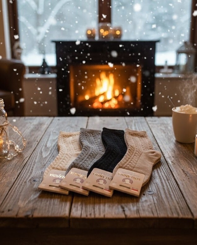 Vilnos kojinės SOXLANDIA, spalvų pasirinkimas