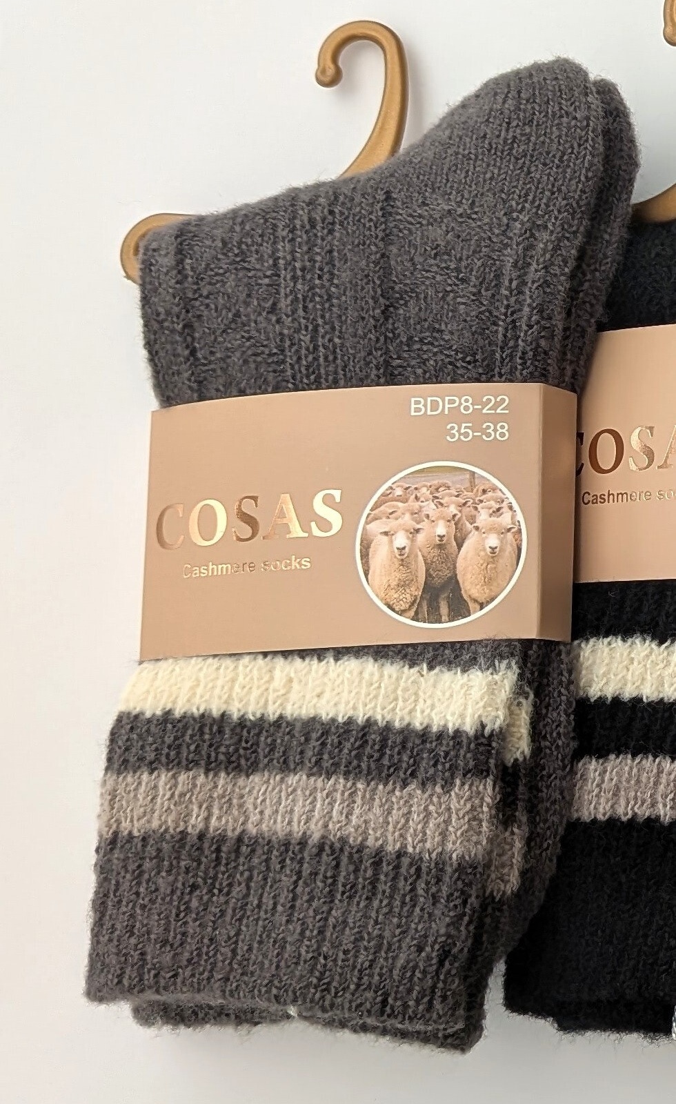 Vilnos kojinės COSAS, įvairių spalvų
