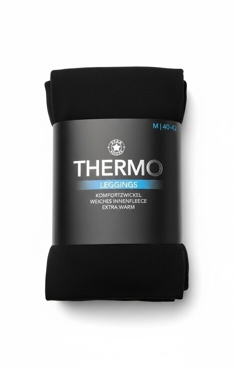 Termo leginsai su pūkeliu BLACK