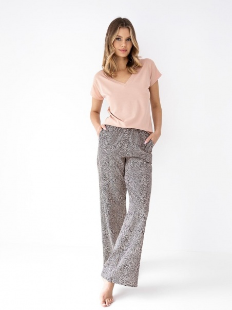 Sensis medvilnės ir bambuko pluošto pižama su ilgomis kelnėmis LIANA S-XL