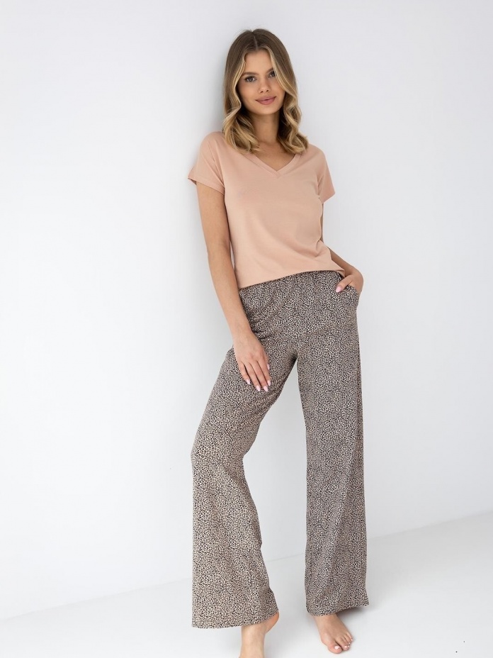 Sensis medvilnės ir bambuko pluošto pižama su ilgomis kelnėmis LIANA S-XL