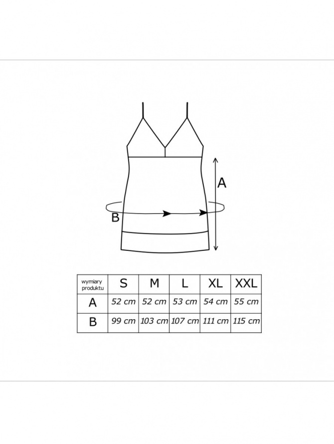 Donna viskozės naktinukai su nėriniais LEA RED