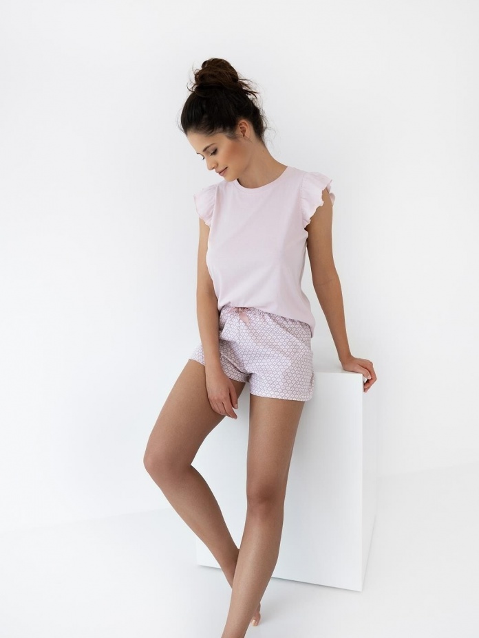 Sensis medvilnės pižama su raštuotais šortais MARCJA S-XL