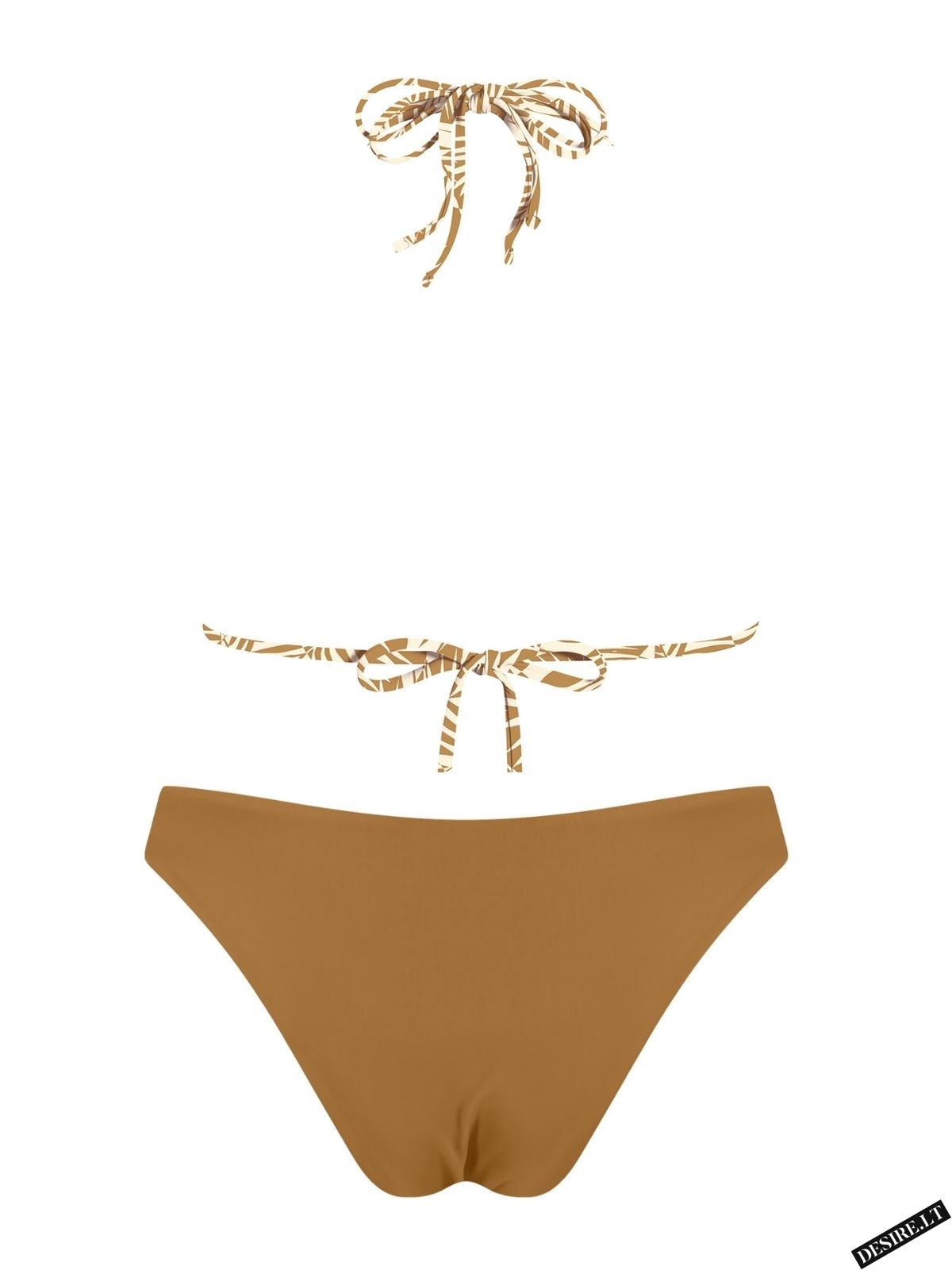 MrMiss bikini liemenėlė BROWN SUGAR FLORAL
