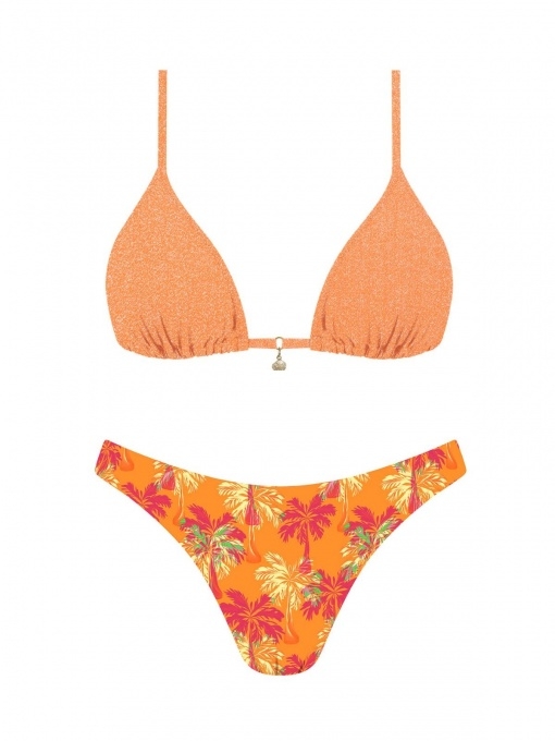 MrMiss bikini maudymosi kostiumėlis METALLIC ORANGE MIX
