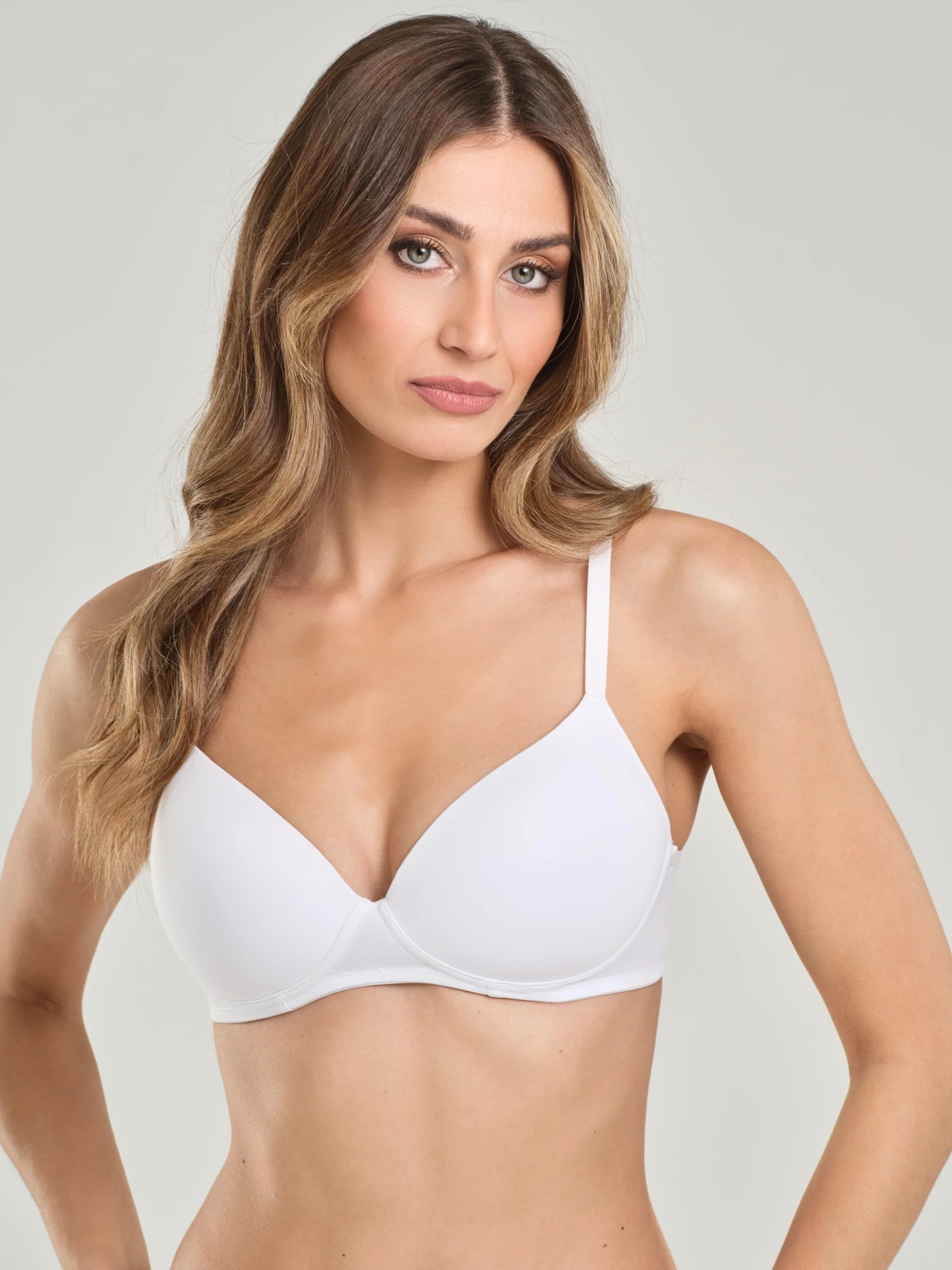 Spiman bevielė pakietinta liemenėlė 395 BIANCO