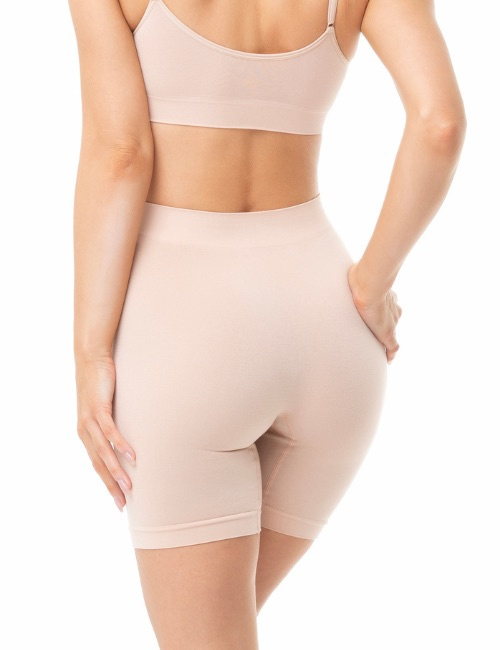 Julimex bambukiniai šortukai apsauginiai vasaros šortukai nuo šlaunų nutrynimo BAMBOO BERMUDA SHORTS NUDE S-XXL desire.lt
