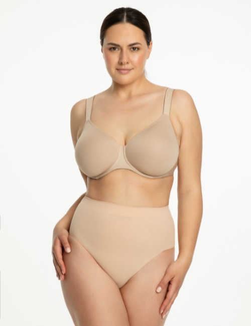 Julimex Formuojančios kasdieninės besiūlės klasikinės kelnaitės SEAMLESS MAXI 471 NUDE NUDE S-XXL, desire.lt