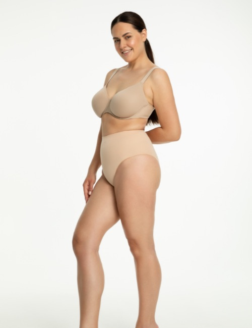 Julimex Formuojančios kasdieninės besiūlės klasikinės kelnaitės SEAMLESS MAXI 471 NUDE NUDE S-XXL, desire.lt