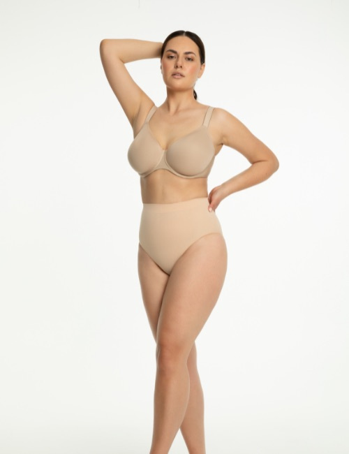Julimex Formuojančios kasdieninės besiūlės klasikinės kelnaitės SEAMLESS MAXI 471 NUDE NUDE S-XXL, desire.lt