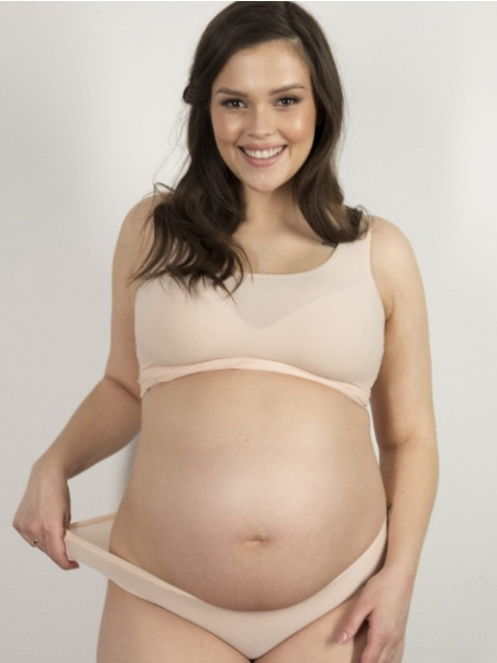 Itin tamprios Julimex klasikinės kelnaitės nėščiosioms FLEXI-ONE MAMA NUDE one-size XS-XL desire.lt