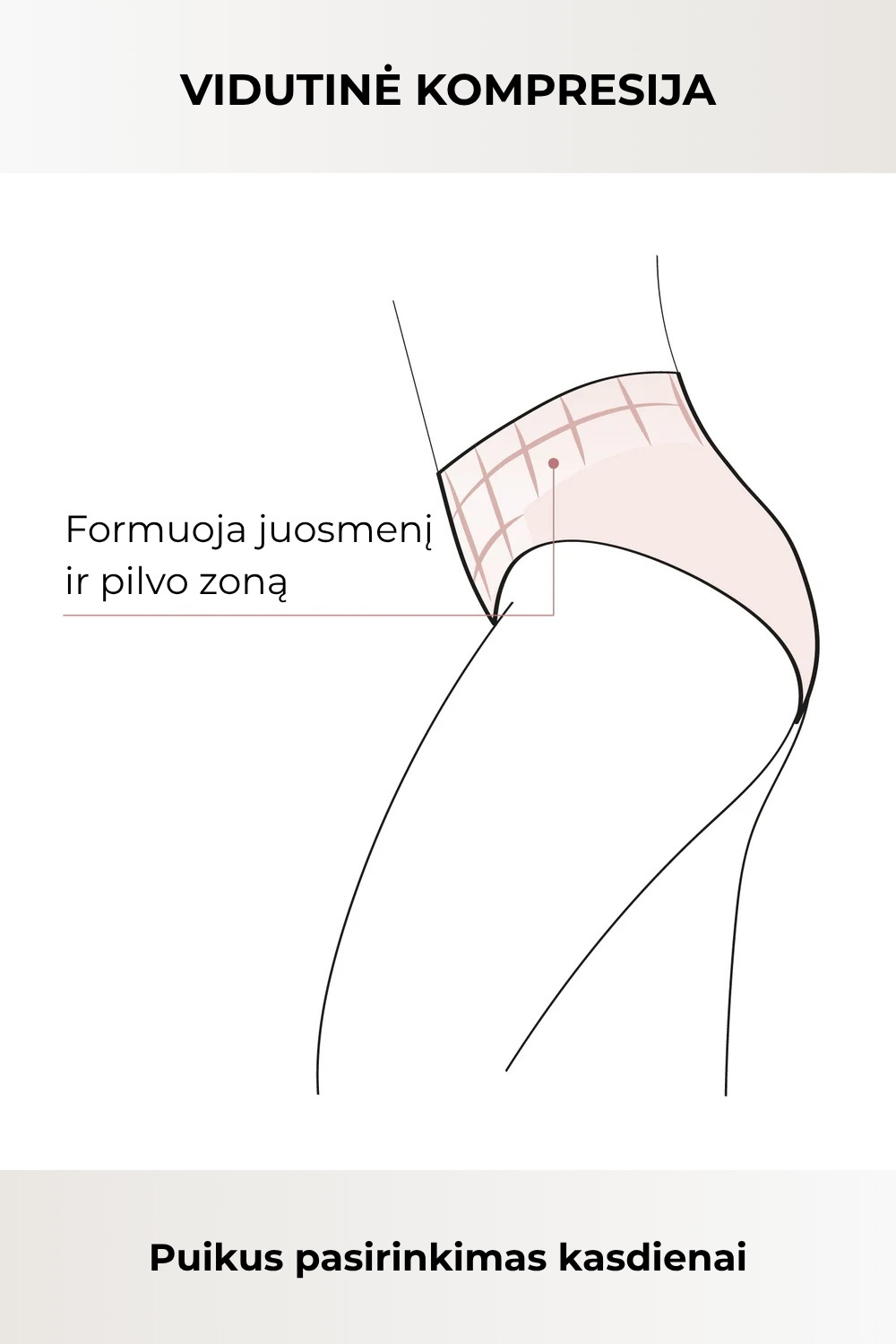 Ysabel Mora formuojančios kasdieninės klasikinės kelnaitės aukštintu juosmeniu LYDIA NUDE S-XXL desire.lt