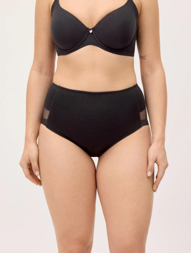 Ysabel Mora formuojančios kasdieninės klasikinės kelnaitės aukštintu juosmeniu LIDEA LIGHT BLACK S-XXL desire.lt