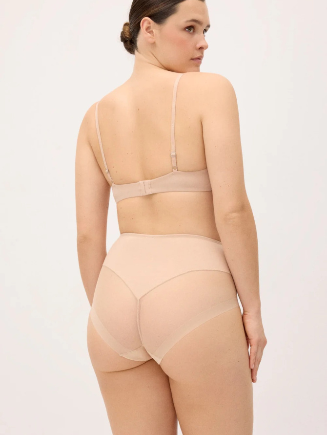 Ysabel Mora formuojančios kasdieninės klasikinės kelnaitės aukštintu juosmeniu LIDEA LIGHT NUDE S-XXL desire.lt