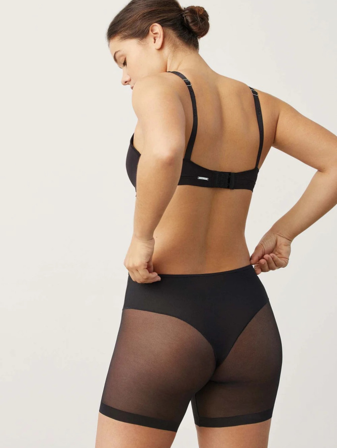 Ysabel Mora formuojantys lazeriu kirpti apsauginiai šortukai nuo šlaunų trynimo ADEA BLACK M-XXL desire.lt