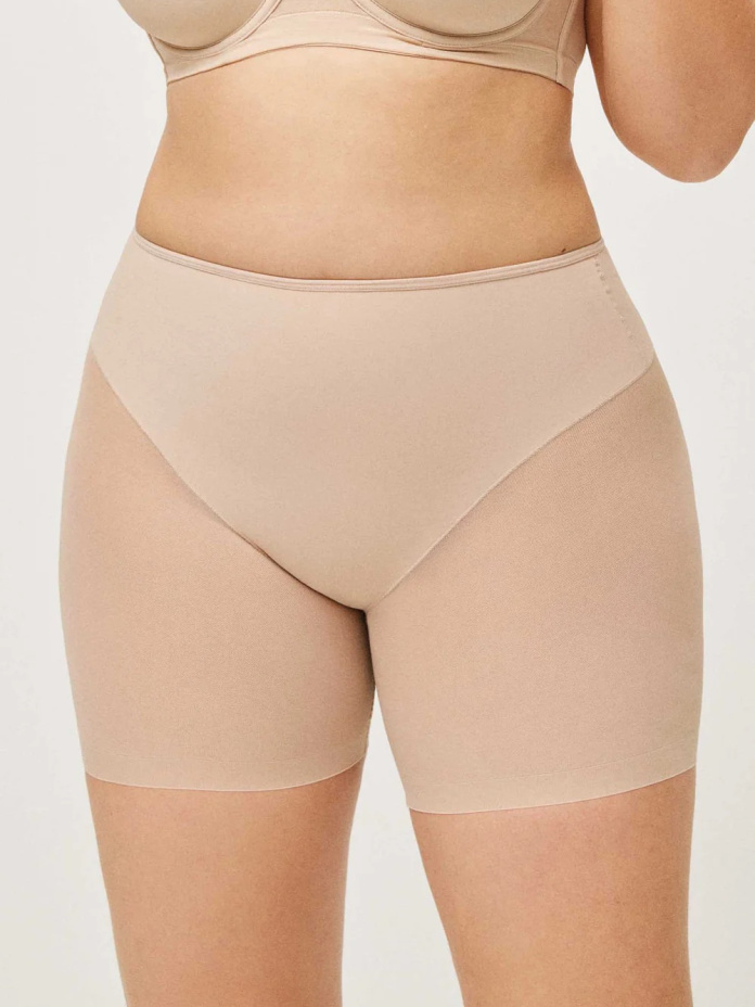 Ysabel Mora formuojantys lazeriu kirpti apsauginiai šortukai nuo šlaunų trynimo ADEA NUDE M-XXL desire.lt