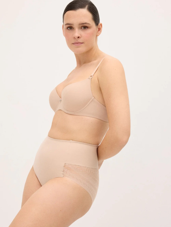 Ysabel Mora formuojančios vidutinės kompresijos klasikinės kelnaitės aukštintu juosmeniu LIDY NUDE S-XXL desire.lt