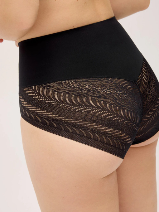 Ysabel Mora formuojančios vidutinės kompresijos klasikinės kelnaitės aukštintu juosmeniu LIDY BLACK S-XXL desire.lt