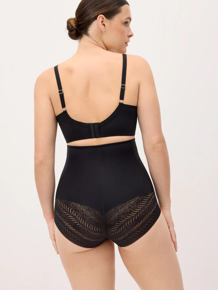 Ysabel Mora formuojančios vidutinės kompresijos klasikinės kelnaitės itin aukštu juosmeniu LIDY HIGH BLACK S-XXL desire.lt