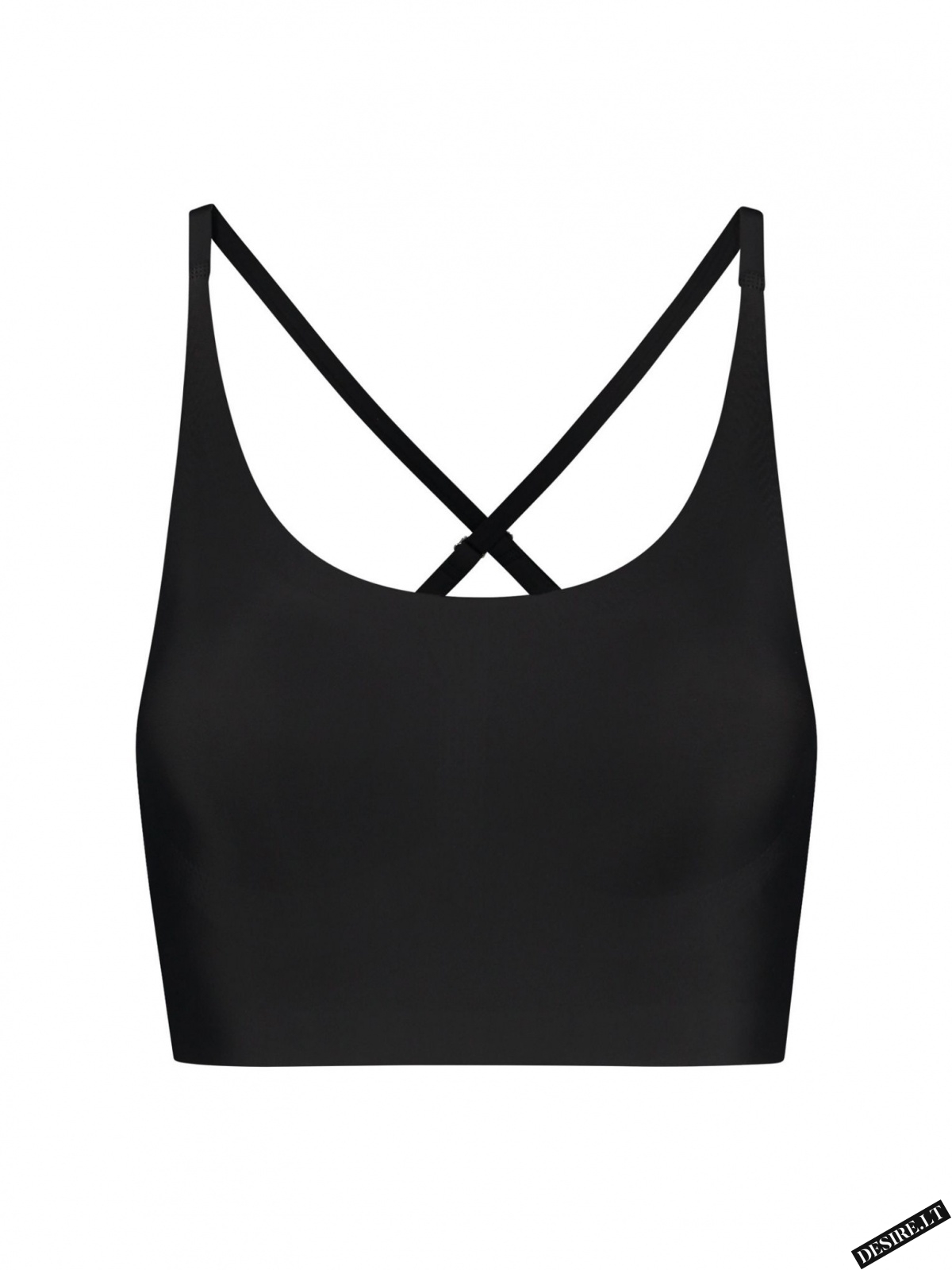 ByeBra liemenėlė TOP ROUND NECK, juodos spalvos