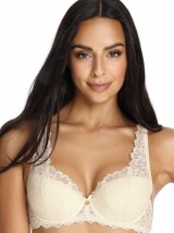 Seksualus, nėriniuotas Mat lingerie apatinių komplektas CARMELA, kreminės spalvos