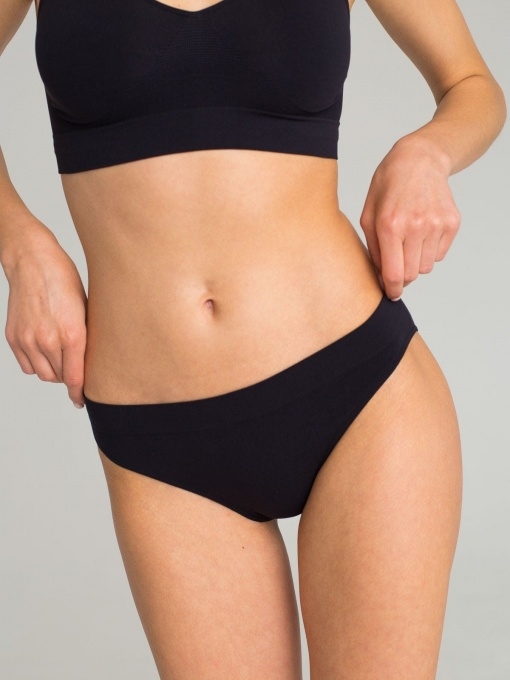 SIA besiūlės klasikinės kelnaitės COMFORT, juodos spalvos