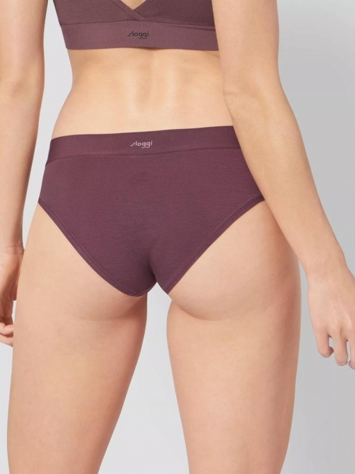 Modalo kelnaitės moterims Sloggi 10201592 GO Allround hipster, violetinės spalvos