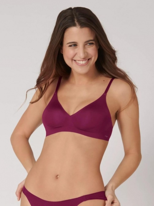 Formuota bevielė besiūlė liemenėlė Sloggi BODY ADAPT SOFT, tamsi rožinė