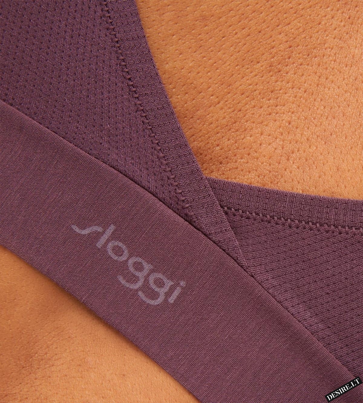 Tamprus modalo apatinių komplektas su bralete Sloggi GO Allround, violetinės spalvos