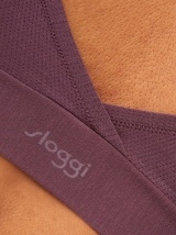 Tamprus modalo apatinių komplektas su bralete Sloggi GO Allround, violetinės spalvos