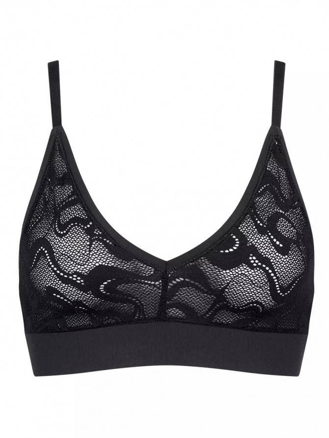 Sloggi apatinių komplektas su bralete GO ALLROUND LACE, juodos spalvos