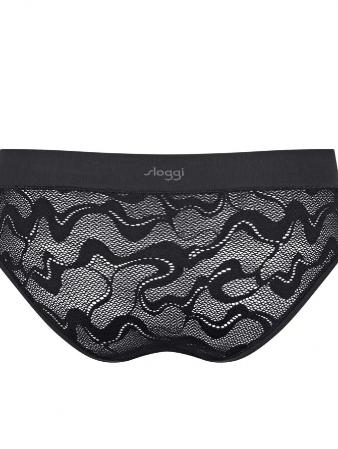 Sloggi apatinių komplektas su bralete GO ALLROUND LACE, juodos spalvos