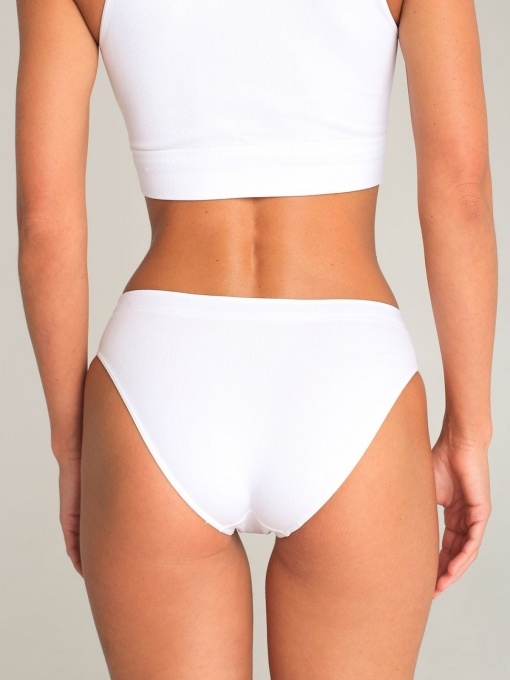 SIA besiūlės klasikinės kelnaitės COMFORT, baltos spalvos