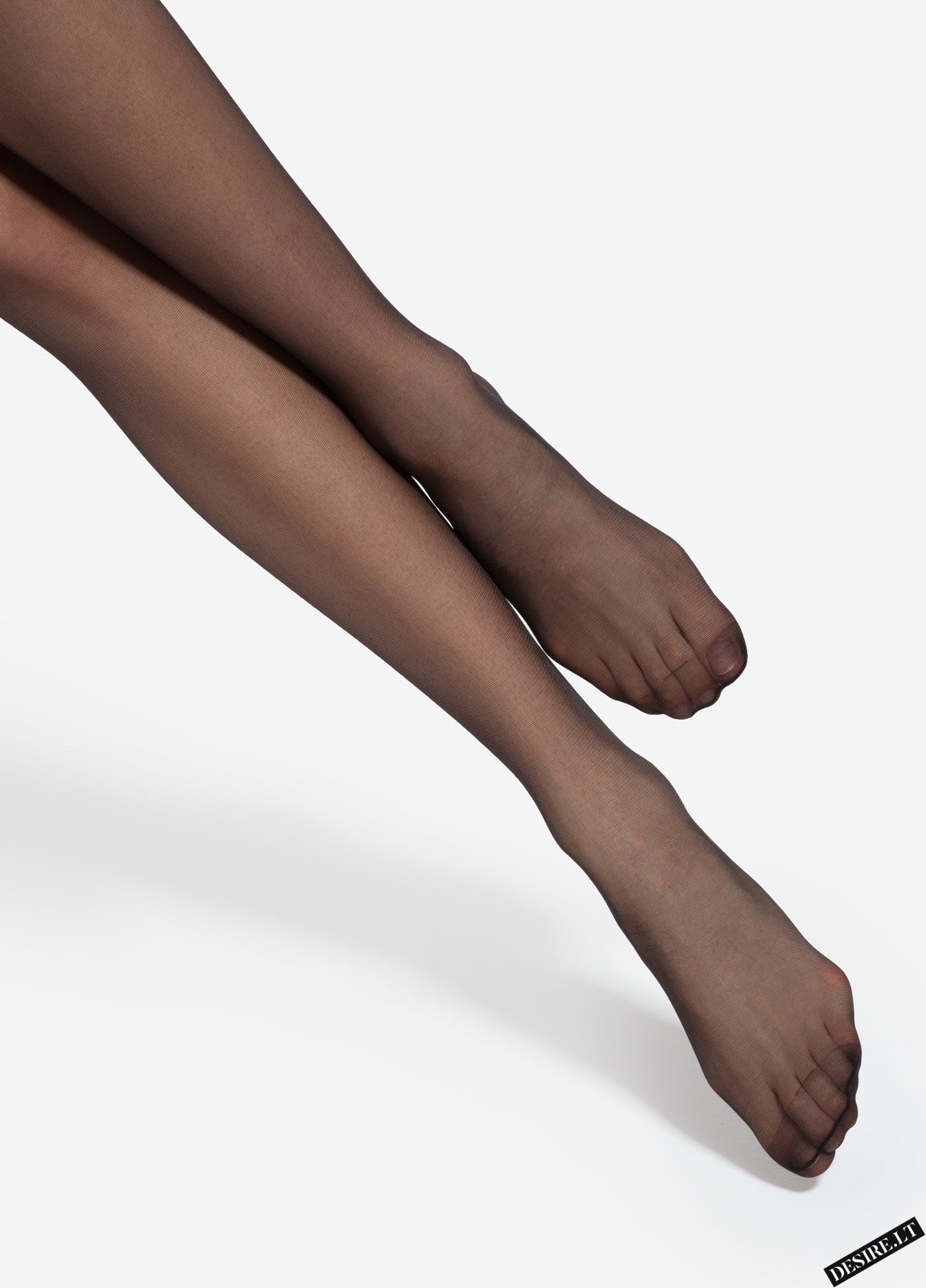 GATTA prilipinamos kojinės MATILDE, juodos spalvos su silikonine juostele