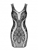 Seksuali perregima Obsessive suknelė D608, juodos spalvos