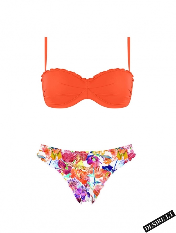 MrMiss push-up bikini maudymosi kostiumėlis ORANGE SUMMER