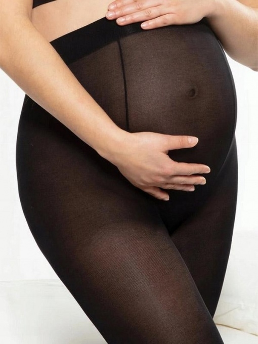 Gatta pėdkelnės nėščiosioms BODY PROTECT MICROFIBRE, 40 denų, juodos spalvos