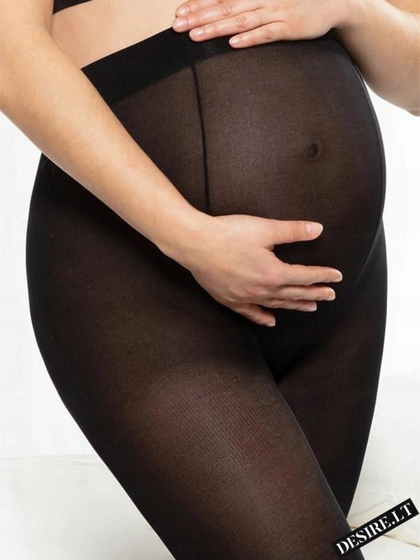 Gatta pėdkelnės nėščiosioms BODY PROTECT MICROFIBRE, 40 denų, juodos spalvos