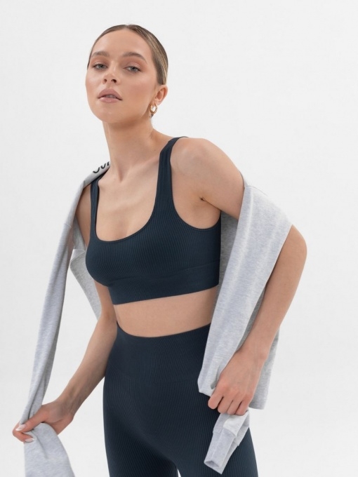 RIB besiūlė braletė POWER RIB TOP ANTHRACITE, antracito spalvos