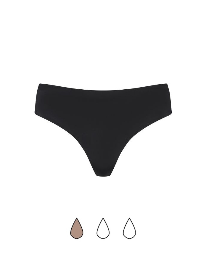 Mažo sugeriamumo Bye Bra menstruacinės tanga kelnaitės PERIOD THONG