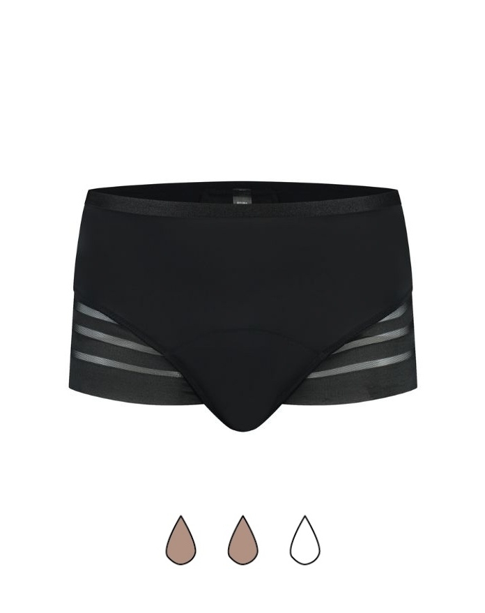 Vidutinio sugeriamumo Bye Bra menstruacinės hipster kelnaitės PERIOD HIPSTER LACE