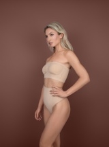 Stiprios kompresijos BYE BRA formuojančios besiūlės tanga kelnaitės SOFT TOUCH THONG NUDE