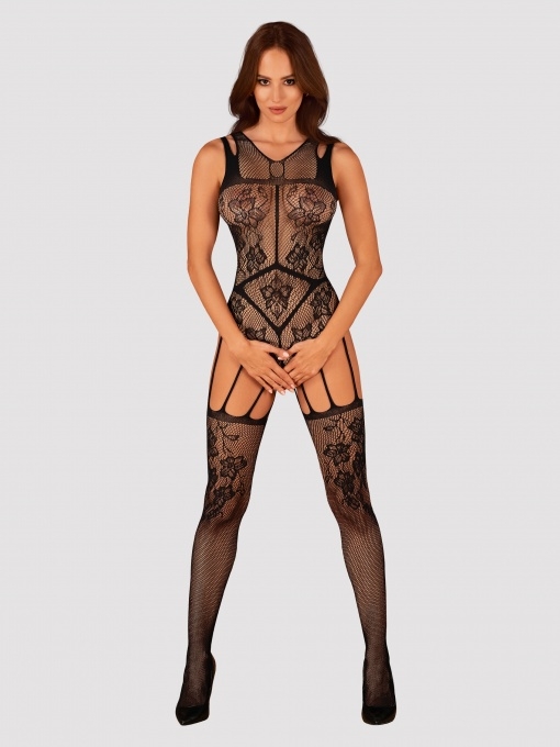 Obsessive viso kūno kojinė F239, juodos spalvos