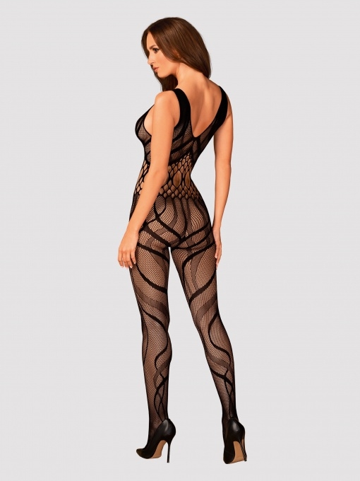 Obsessive juoda viso kūno kojinė G328