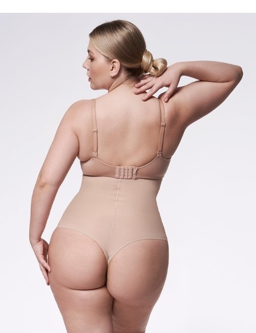 Stiprios kompresijos formuojančios JULIMEX tanga kelnaitės 275 NUDE