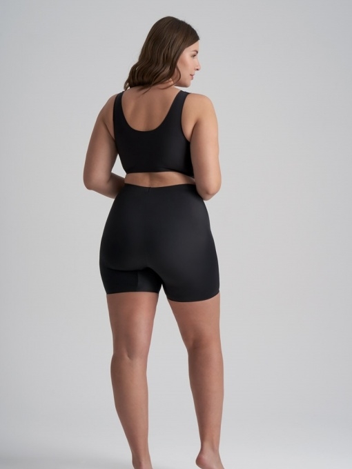 Bye Bra lengvos kompresijos besiūliai formuojantys šortukai INVISIBLE SHORT BLACK