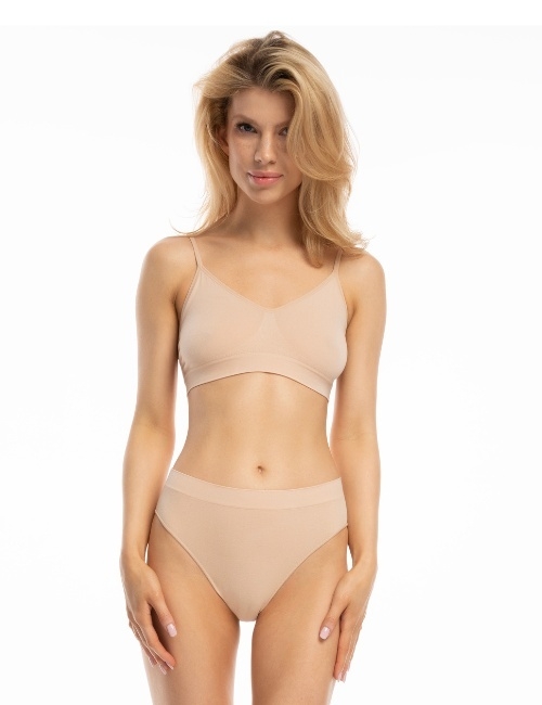 JULIMEX bambuko pluošto braletė BAMBOO BRALETTE NUDE