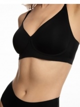 JULIMEX liemenėlė SIMPLE T-SHIRT BRA BLACK