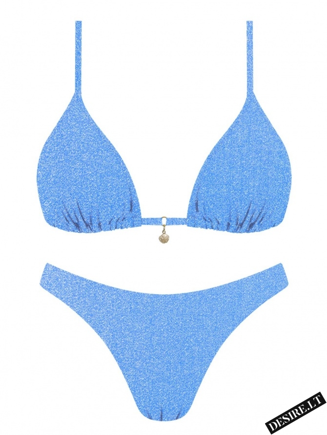 MrMiss bikini maudymosi kostiumėlis METALLIC BLUE