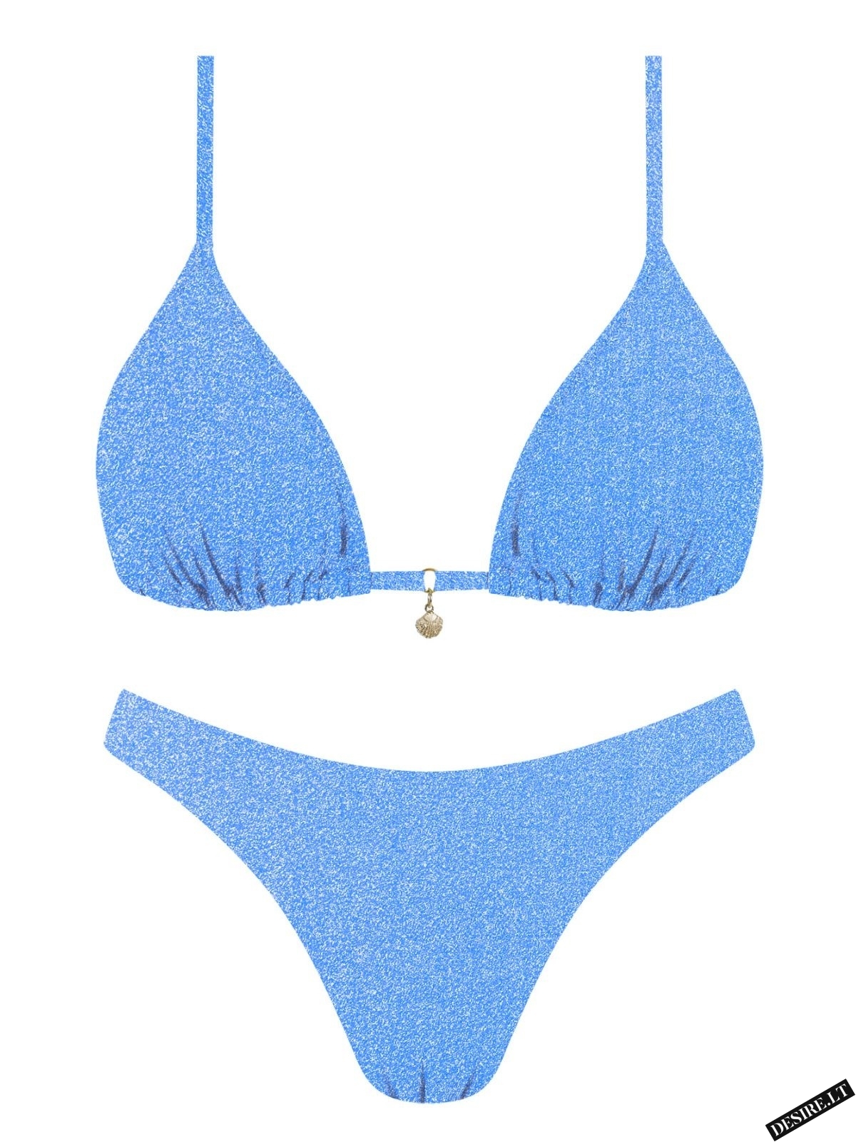 MrMiss bikini maudymosi kostiumėlis METALLIC BLUE